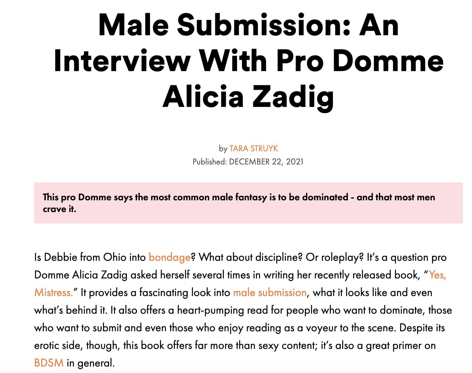 Alicia Zadig — Kinkly interview